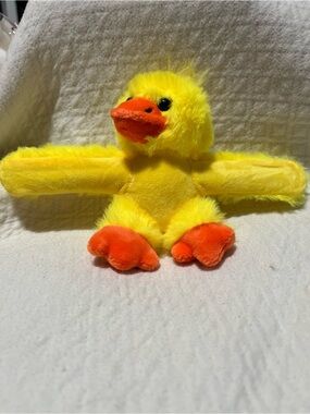 Cute Yellow Duck Plush Toy Floppy Long Arms Stuffed Animal Kawaii Soft